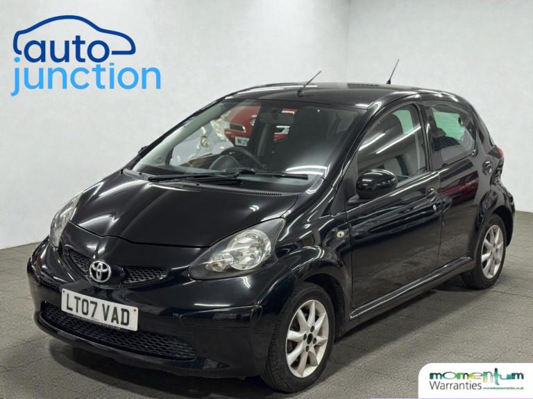 2007 Toyota AYGO 1.0 VVT-i Black 5dr MMT HATCHBACK Petrol Automatic