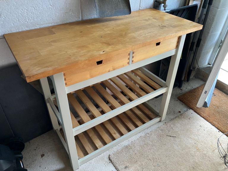 ‘Butchers Block’ table/unit