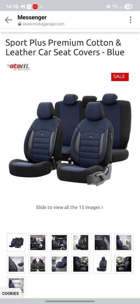 Brand new car seat covers
