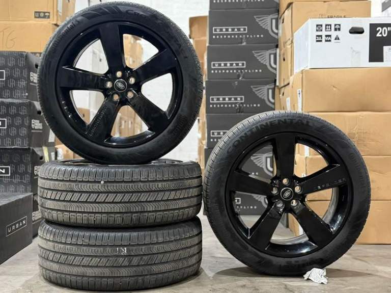 22" Genuine Land Rover Defender 5098 Alloys Wheels & Continental Tyres
