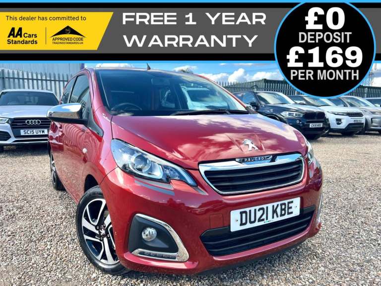 2021 Peugeot 108 1.0 72 Collection 5dr HATCHBACK PETROL Manual