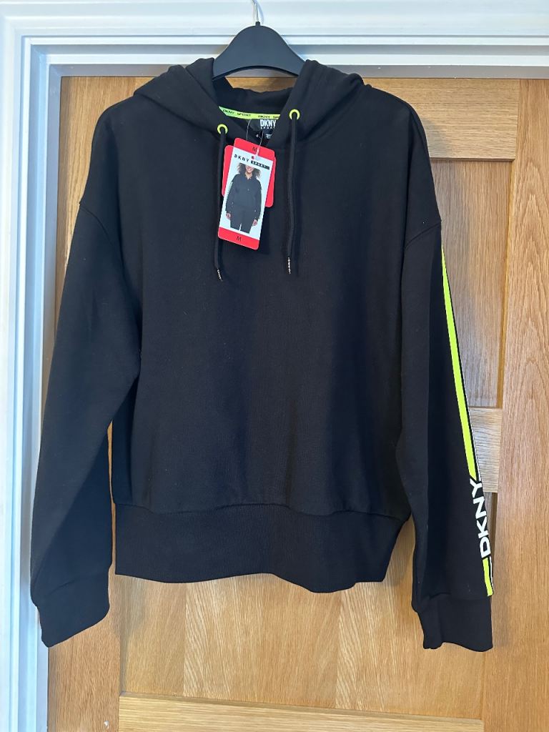 BNWT DKNY black hoodie size medium