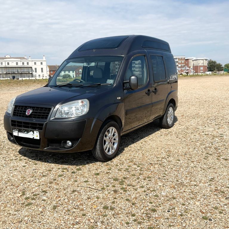 Fiat DOBLO Bespoke Micro Camper High Roof, 1.9 Diesel Dynamic Multijet 2008 Dark Grey 