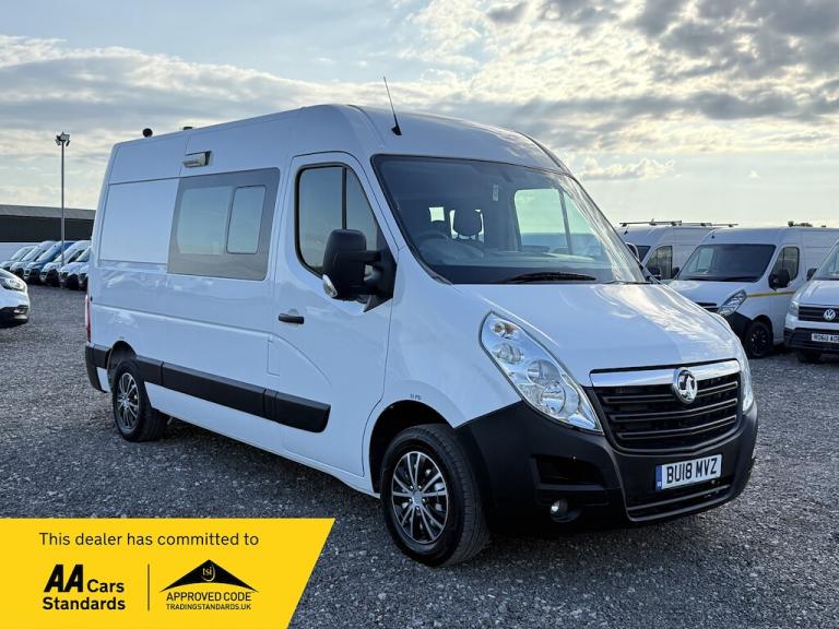 2018 Vauxhall Movano 2.3 CDTi 3500 Panel Van 5dr Diesel Manual FWD L2 H2 Euro 6 (130 ps) Welfare ...
