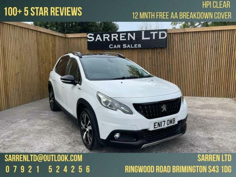 2017 Peugeot 2008 1.6 BlueHDi GT Line Euro 6 (s/s) 5dr HATCHBACK Diesel Manual