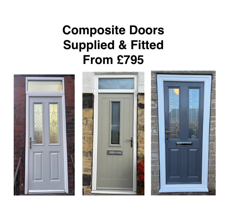 Composite Doors Supplied & Fitted £795! - Ex Showroom - Refurbished - New Doors - New Frame