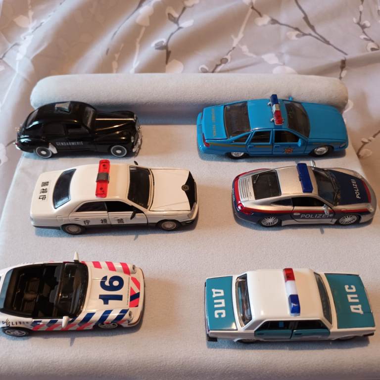 Diecast modelpolice cars 
