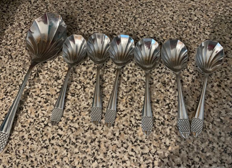 Hennmark Scandi Stainless Steel Spoons – Set of 7