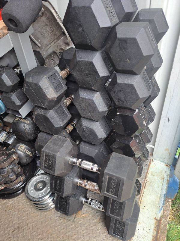 Hex dumbbells 