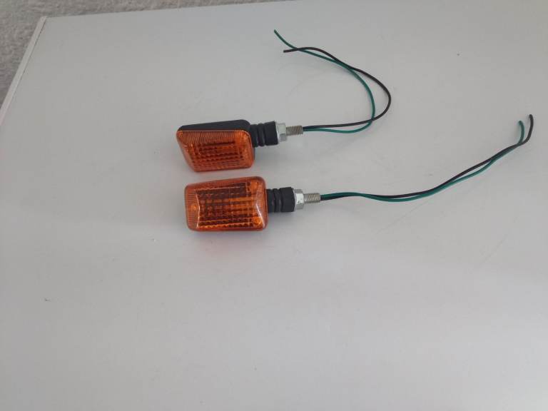 2x classic motorcycle indicators 