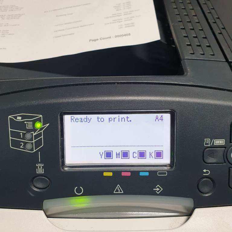 CANON I-SENSYS LBP7780Cx Printer With Full Ink Cartridges