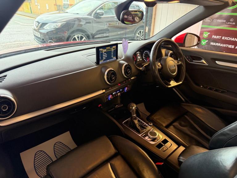 2015 Audi A3 Cabriolet 2.0 TDI S line S Tronic Euro 6 (s/s) 2dr CONVERTIBLE Diesel Automatic