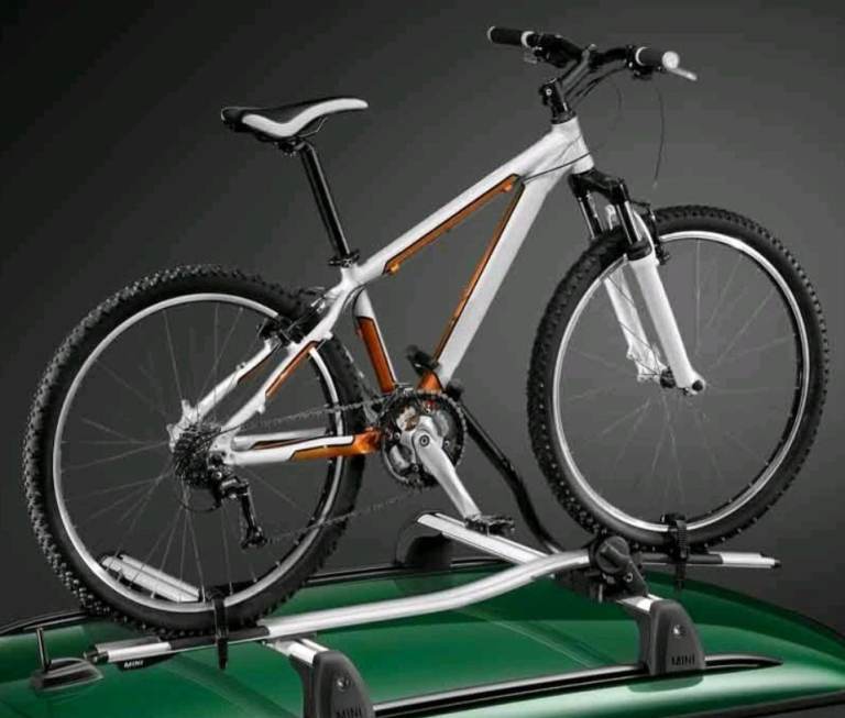 MINI Genuine Roof Bike Carrier with keys fits all vehicles Good condition Collect PO6 1AZ