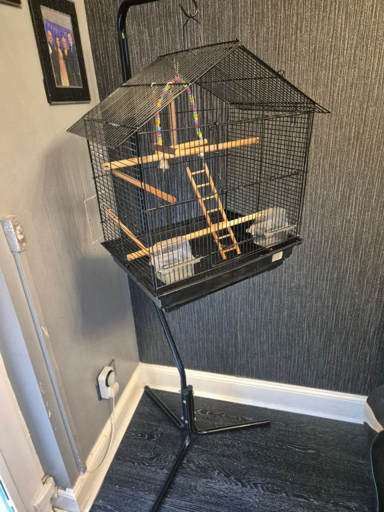 Budgie cage and stand
