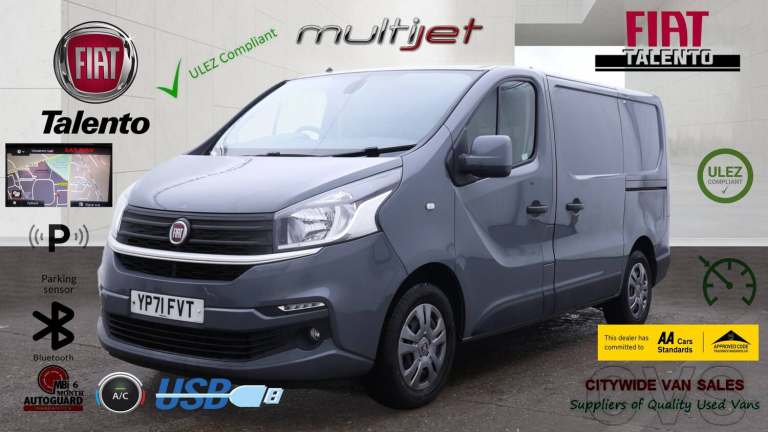 2021 Fiat Talento 2.0 Multijet 120ps Tecnico Van Start Stop NO VAT PANEL VAN Diesel Manual