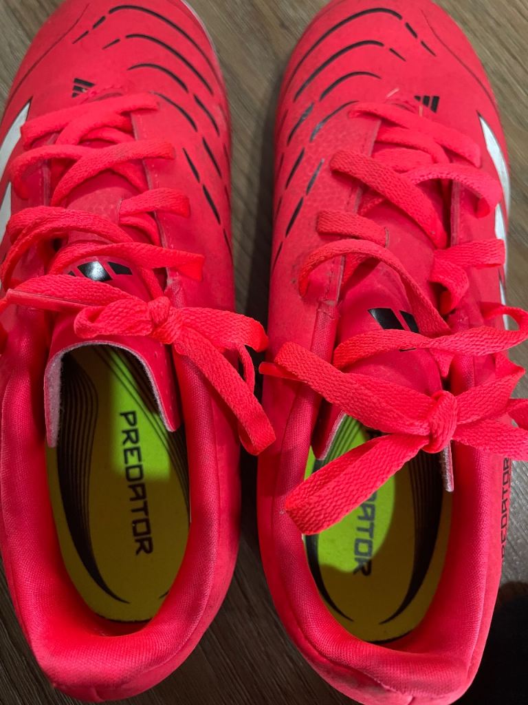 Adidas Predator Football Boots - UK Size 3, Excellent Condition