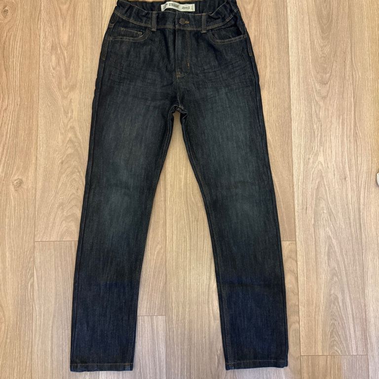 Boys Dark blue Denim & co straight leg jeans - UK 11/12 yrs