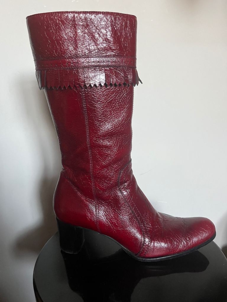 Designer high heels boots