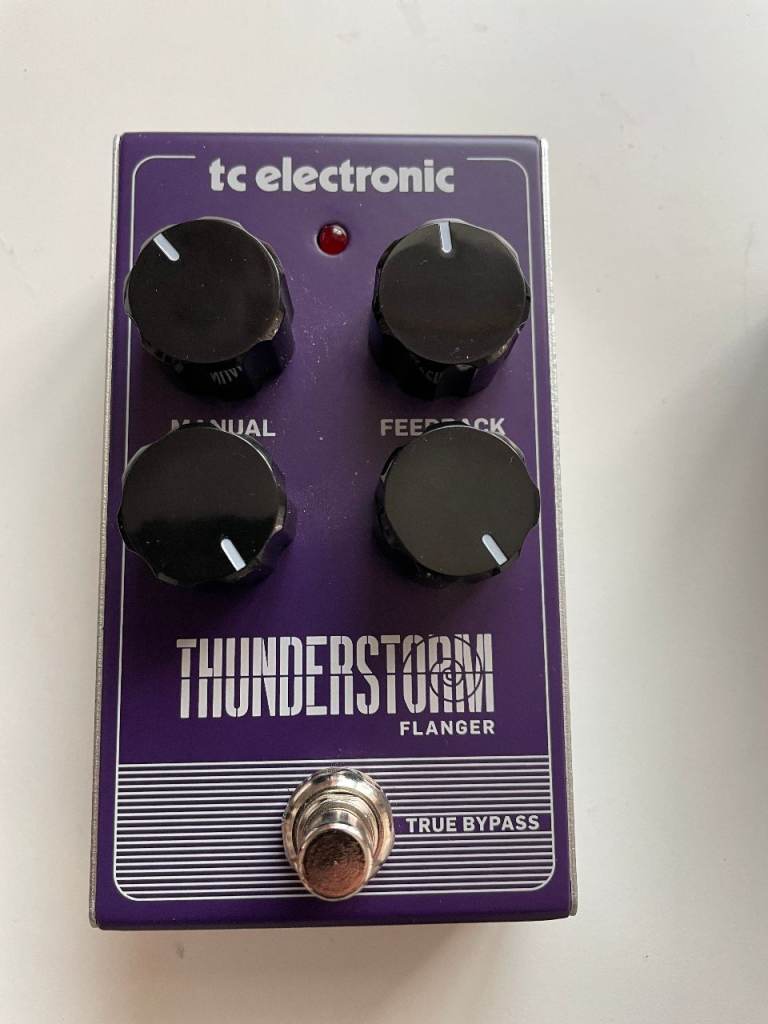 Thunderstorm Flanger guitar pedal by TC Electronic 