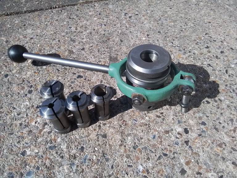 Myford lever type collet attachment for series 7 lathes 