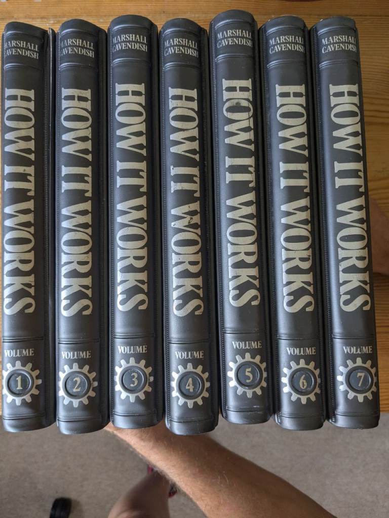 Marshall Cavendish 'How It Works' Encyclopedia Set - Volumes 1-7