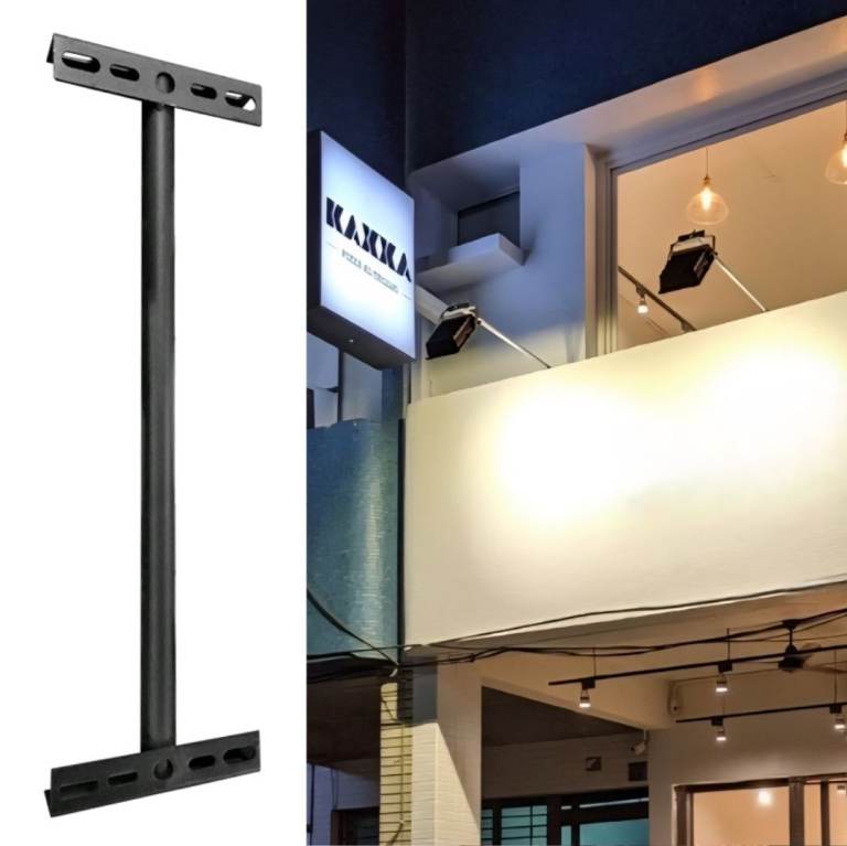 Wall Mount Metal Arm Bracket For LED Floodlight, 50cm Length, For Sign / Signboard