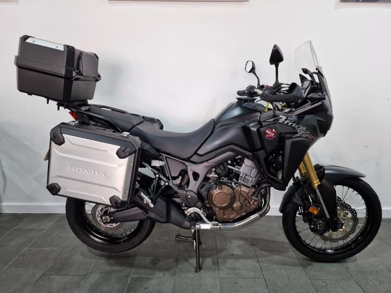 2017 Honda CRF1000 Africa Twin, Manual, Honda Luggage, 3,700 Miles, Centrestand