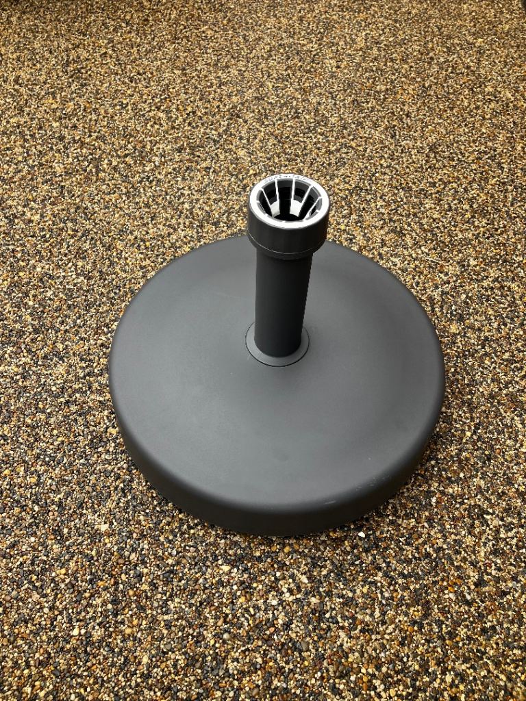 New Grey Parasol Base for Garden Patio