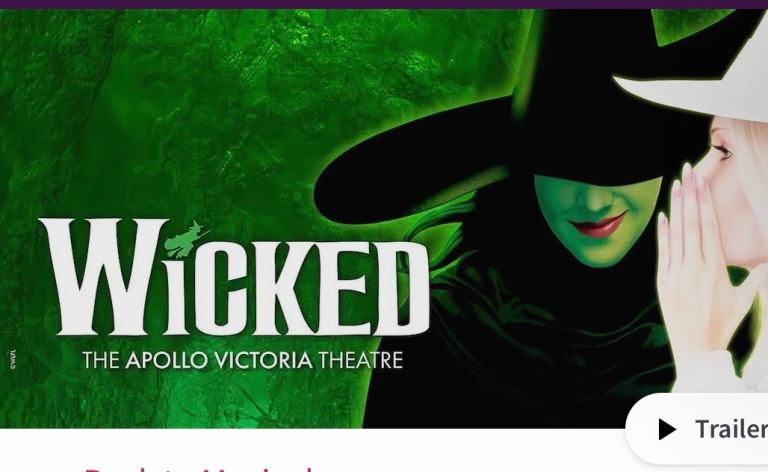 3 x Wicked Tickets - 7:30pm Tue 21st April