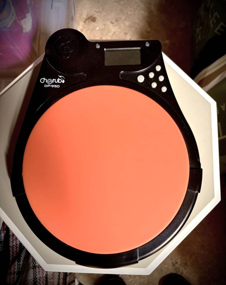 Digital Drum Practice Pad & Metronome – Cherub DP-950 – Excellent Condition, Very Light Use