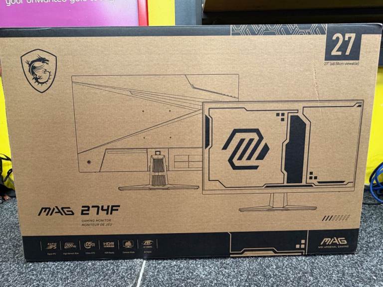 MSI 274F Full HD 27" 200HX Monitor - BRAND NEW 