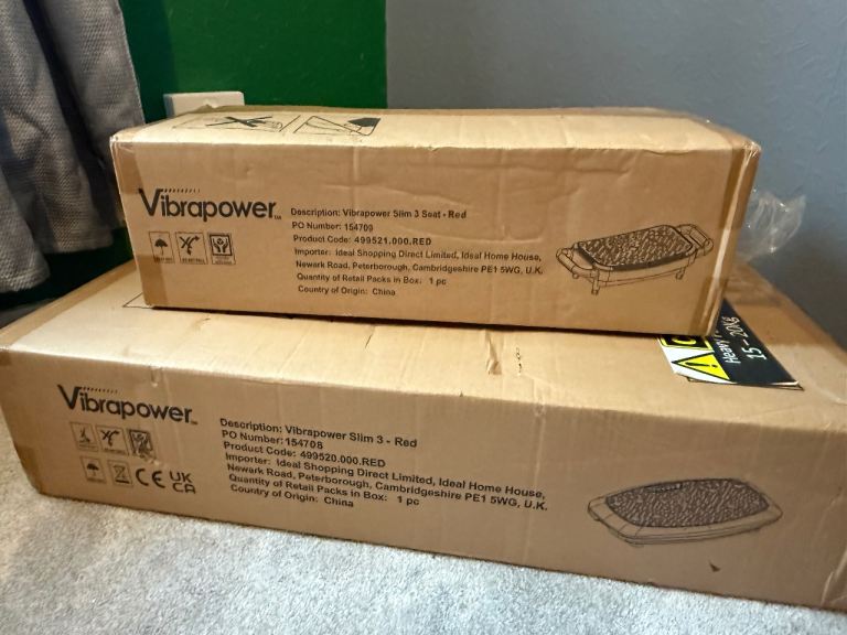Vibrapower slim 3 red + seat