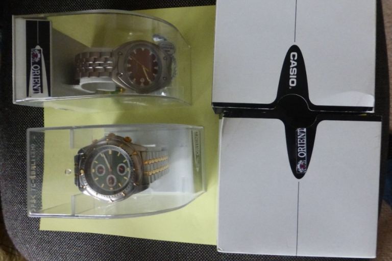 Mens Orient wrist watches new in boxes, Ideal Xmas Gift,