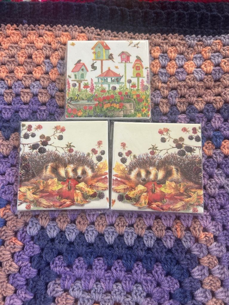 New Hedgehog & Horse & dog Coasters 