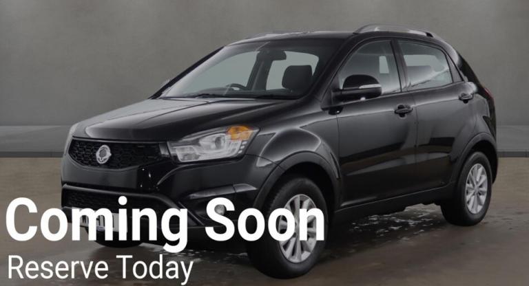 64 SSANGYONG KORANDO 2.0D 4X4 SE4 DIESEL SUV 5DR BLACK VERY LOW MILEAGE 11 STAMP