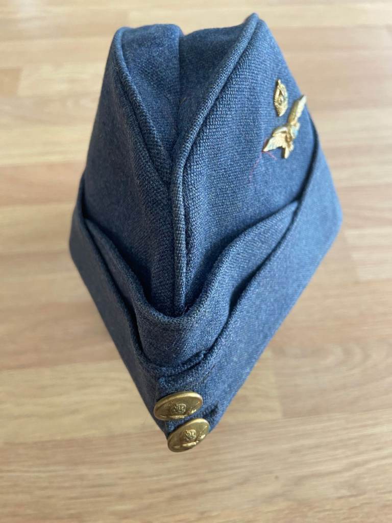 Vintage original Royal Air Force forage cap by Lock & Co. Hatters, London