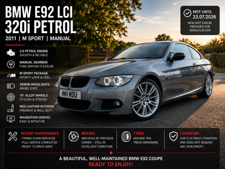 BMW, 3 SERIES, Coupe, 2011, Manual, 1995 (cc), 2 doors WARRANTY 