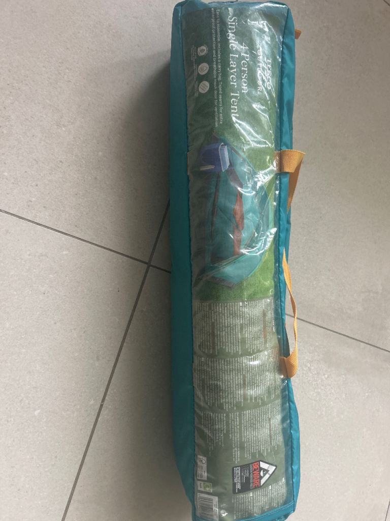 Brand new blue 4 Person tent