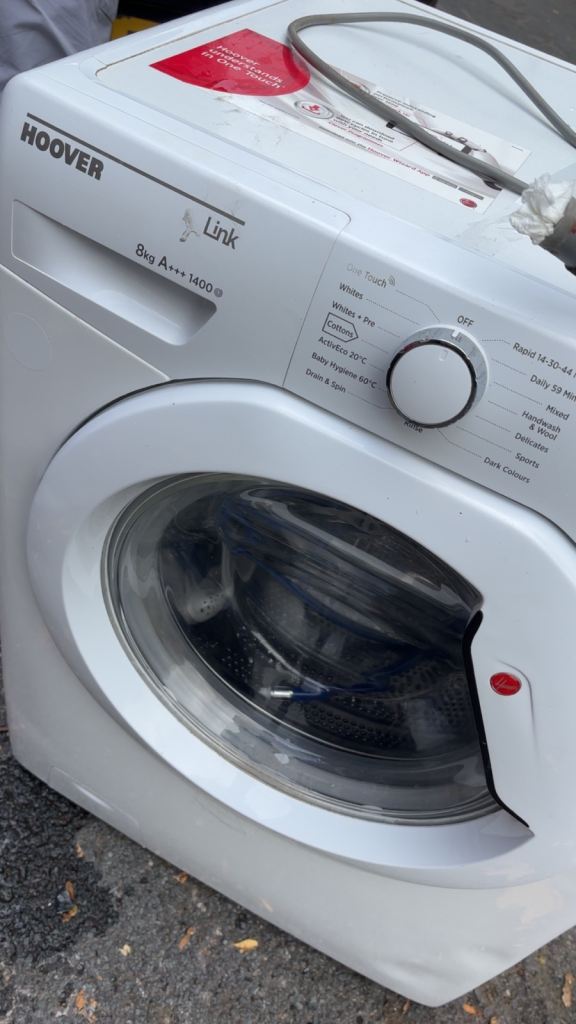 Hoover Link Washing Machine – White, Good Condition