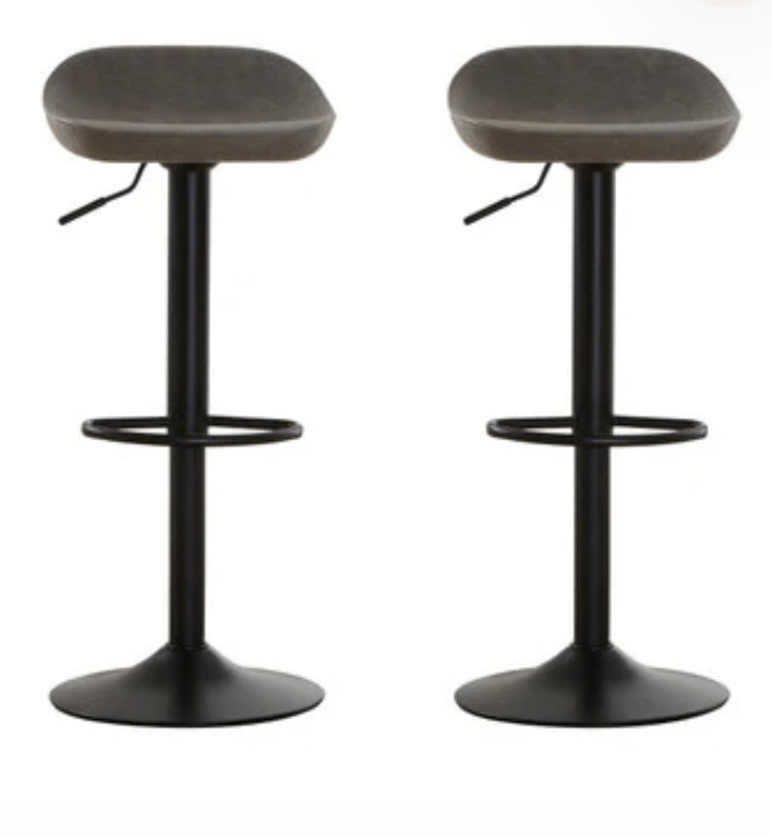 2 Designer Bar Stools Ex Display 