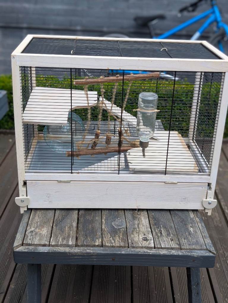 Ferplast FSC Wooden Hamster Cage 