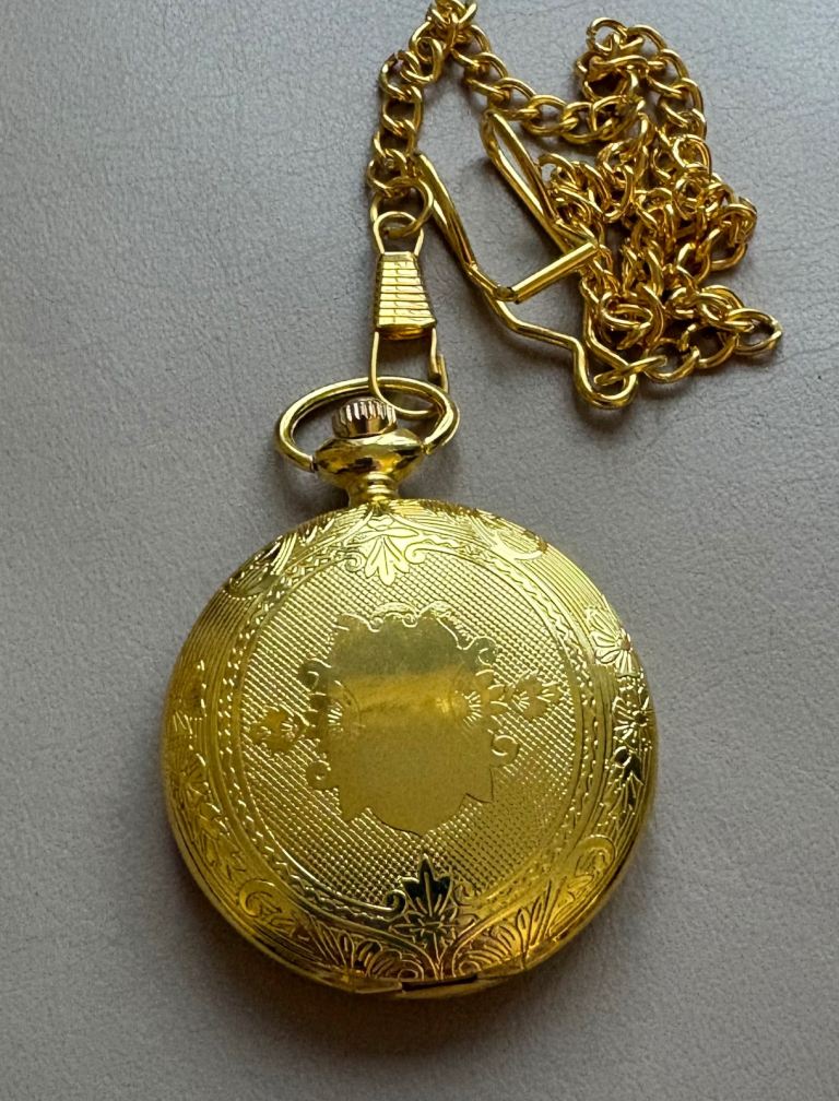 Vintage Gold Coloured Pocket Watch