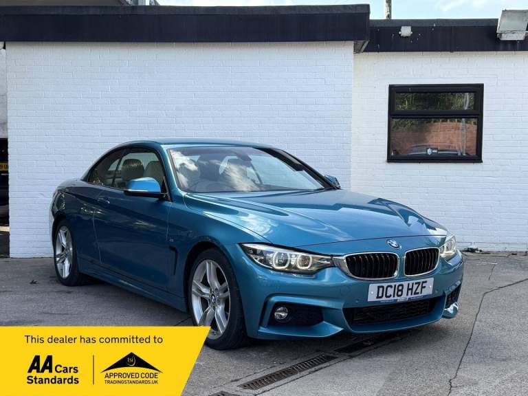 2018 BMW 4 Series 420d [190] M Sport 2dr [Professional Media] CONVERTIBLE DIESEL Manual