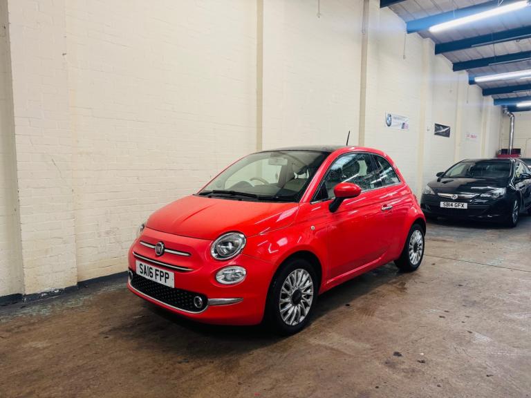 2016 Fiat 500 1.2 Lounge 3dr HATCHBACK Petrol Manual