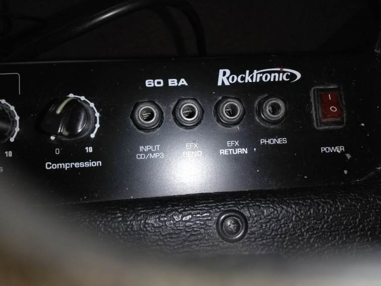 Rocktronic 60 BA Bass Amplifier – Good Working Condition