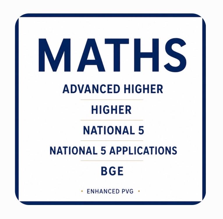 Online Maths Tutor GTCS Teacher N5/N5 Apps/Higher/Adv Higher 