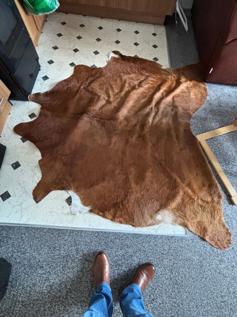 RUG REAL COW HIDE