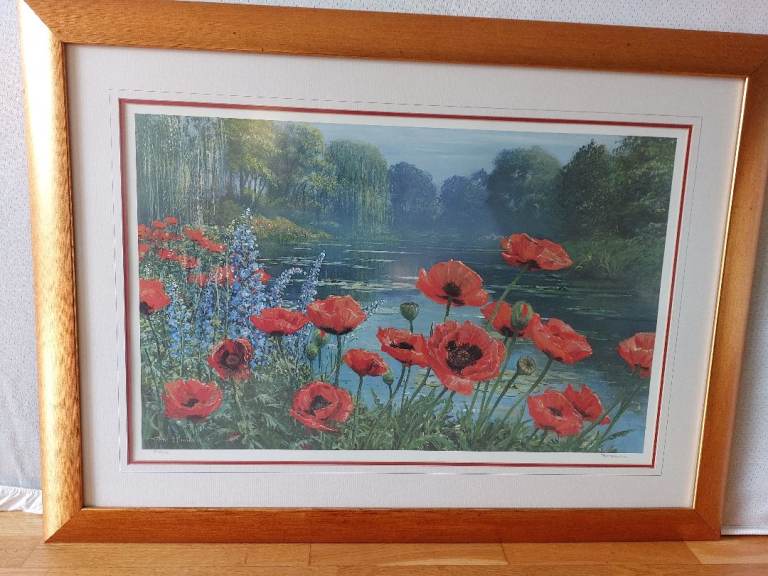 Limited Edition Print of Monet's Pond  Early Morning by Peter Ellenshaw 