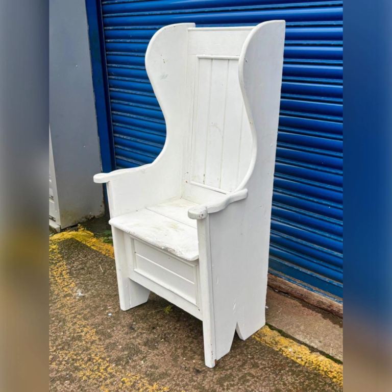 Antique Painted Pine Lambing Chair £125