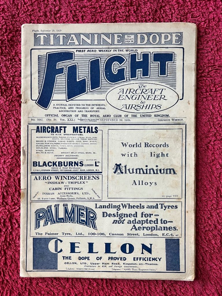 Flight Magazine - 20 September 1929